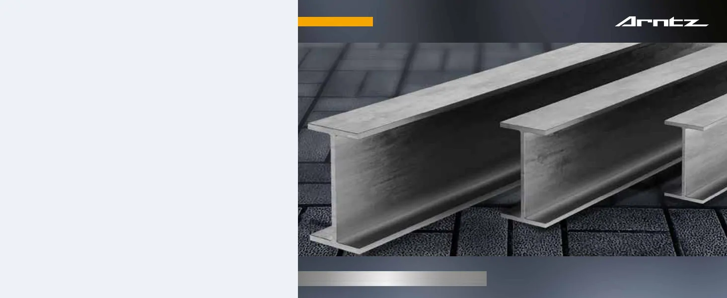 ARNTZ Logo, Anwendung des 458 X-FIT MAX: Stahlträger