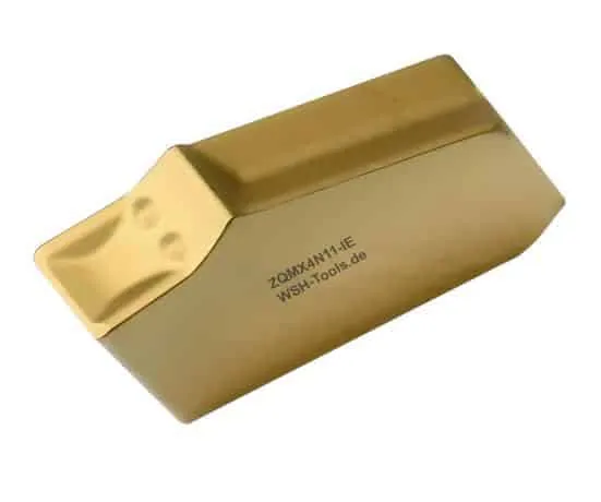 Abstechplatte Hartmetall ZQMX für Stahl und Edelstahl
