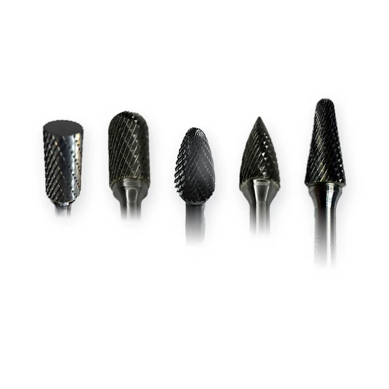 Frässtift-Satz Hartmetall Ø 12 mm, 5-tlg., Formen A, C, F, G, L