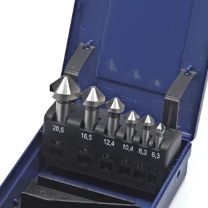 6-teiliges Kegelsenker-Set blank