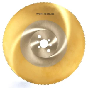 Metallkreissägeblatt HSS DMo5 für Stahl und Edelstahl TiN beschichtet