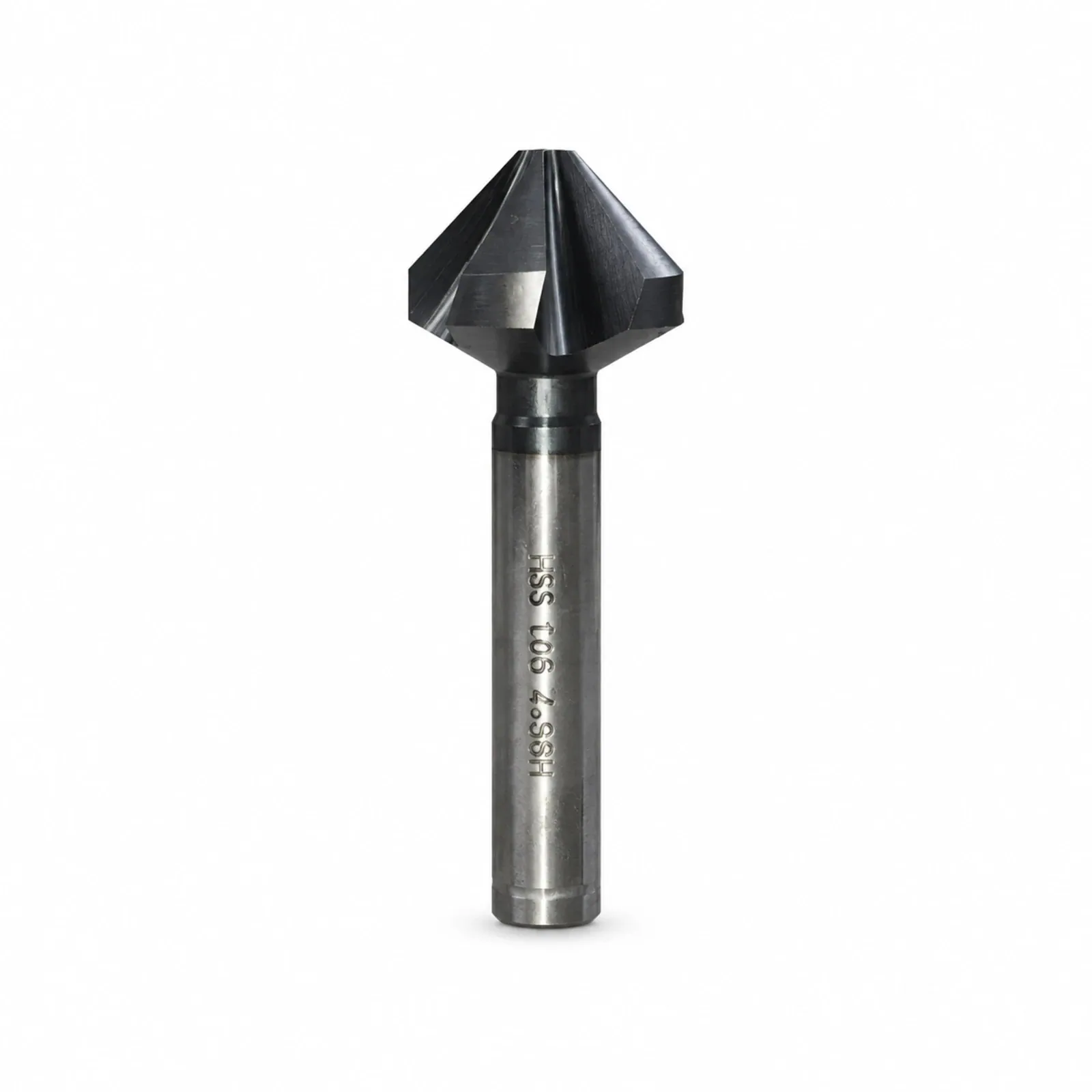 Kegelsenker-Set Fünfschneider HSS-Co5 – 5-/6-teilig DIN 335, 90° Senkwinkel für Edelstahl & Stahl Ø 6,3–25 mm – Bild 4