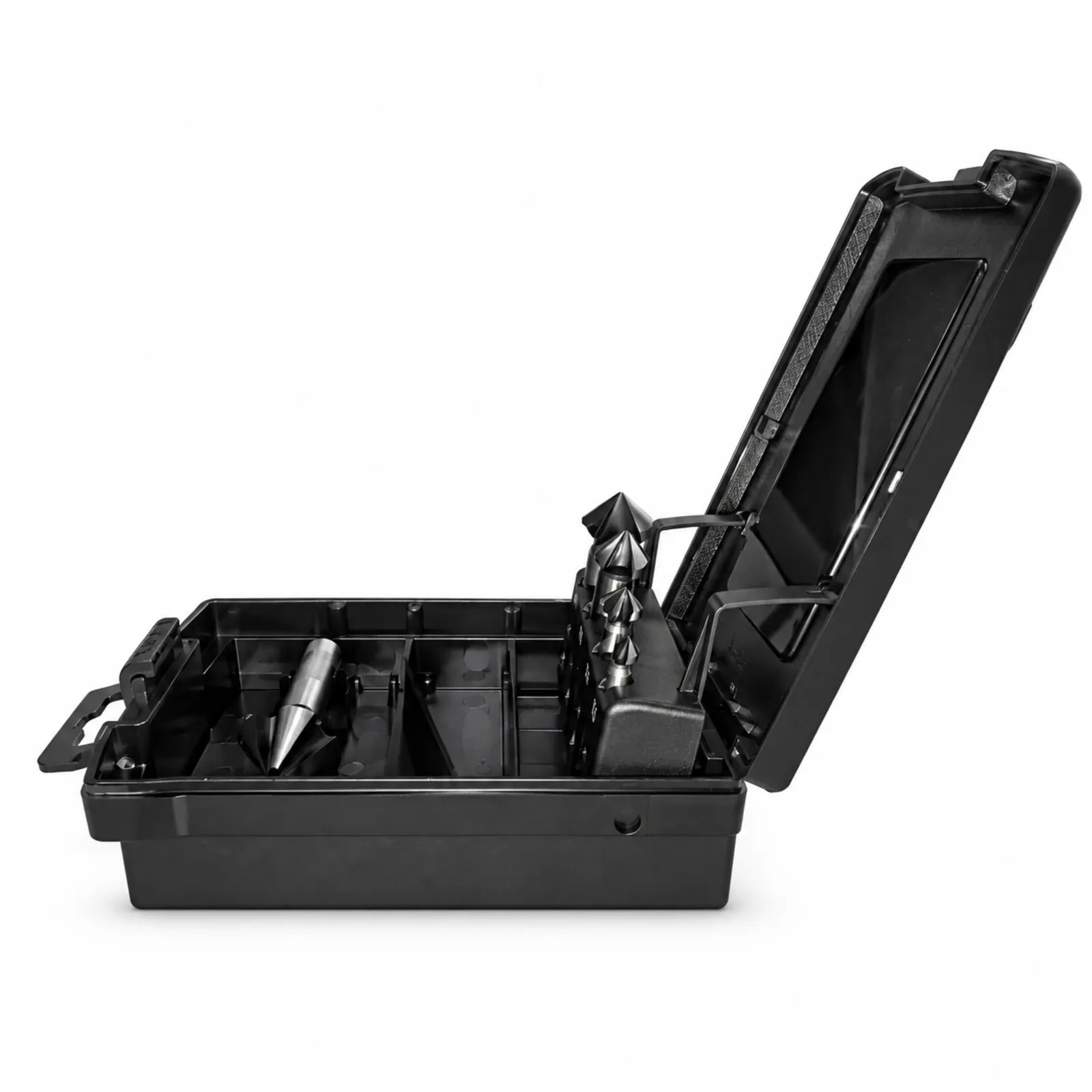 Kegelsenker-Set Fünfschneider HSS-Co5 – 5-/6-teilig DIN 335, 90° Senkwinkel für Edelstahl & Stahl Ø 6,3–25 mm – Bild 2