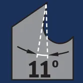 Spanwinkel 11°