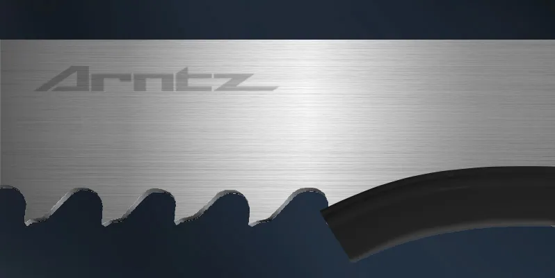 ARNTZ 458 X-FIT MAX Bi-Metall-Sägeband M42: Zahnung und Bandrücken