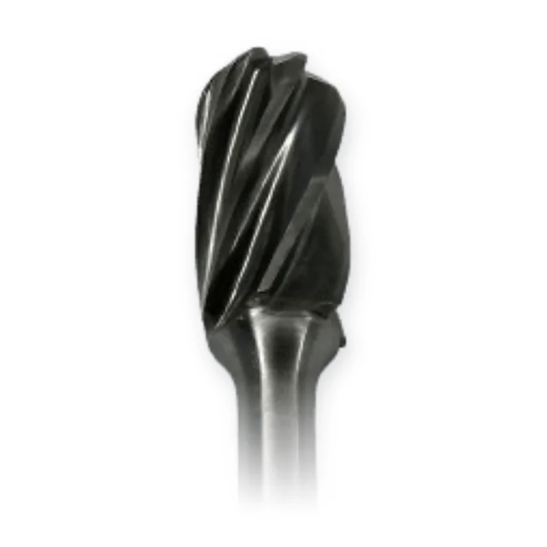 Hartmetall-Frässtift Form C Walzenrund (WRC) Ø 12 × 25 mm, Schaft 6 mm, ALU-Verzahnung