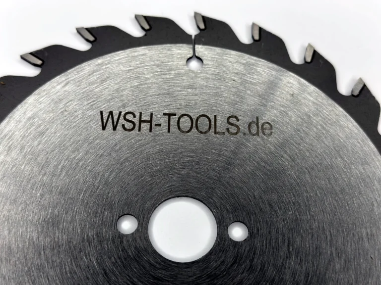 HM-Kreissägeblatt mit WSH-Tools.de-Gravur – Schärfdienst und Werkzeugschleiferei in Grünsfeld
